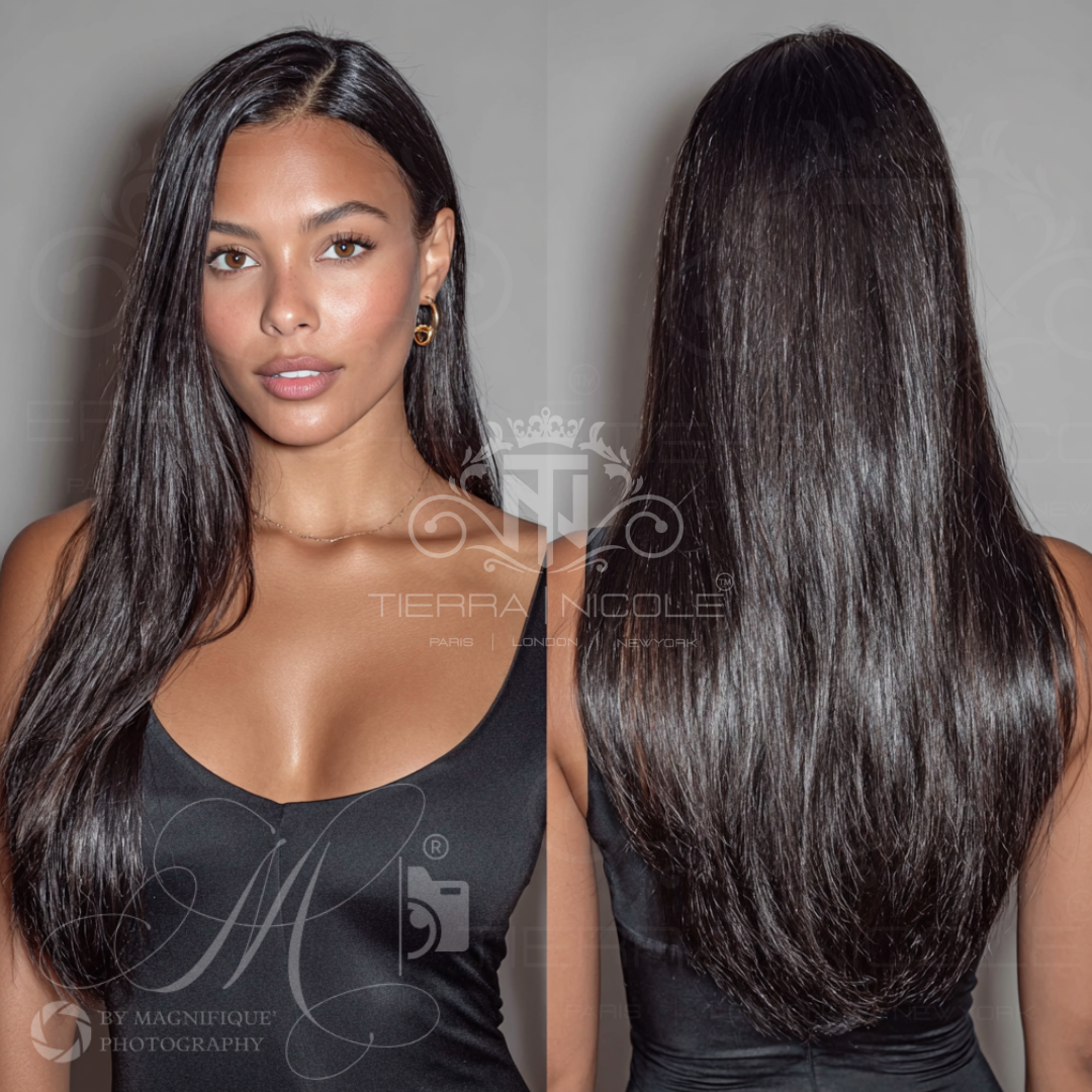 Luxouraei Straight Brazilian Hair Extensions